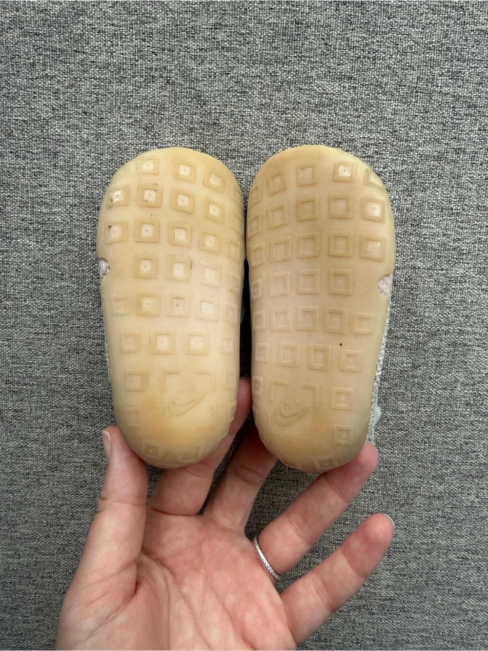 Nike Kids Slip-On Sneakers in Light Pink and Tan - Picture 5 of 6